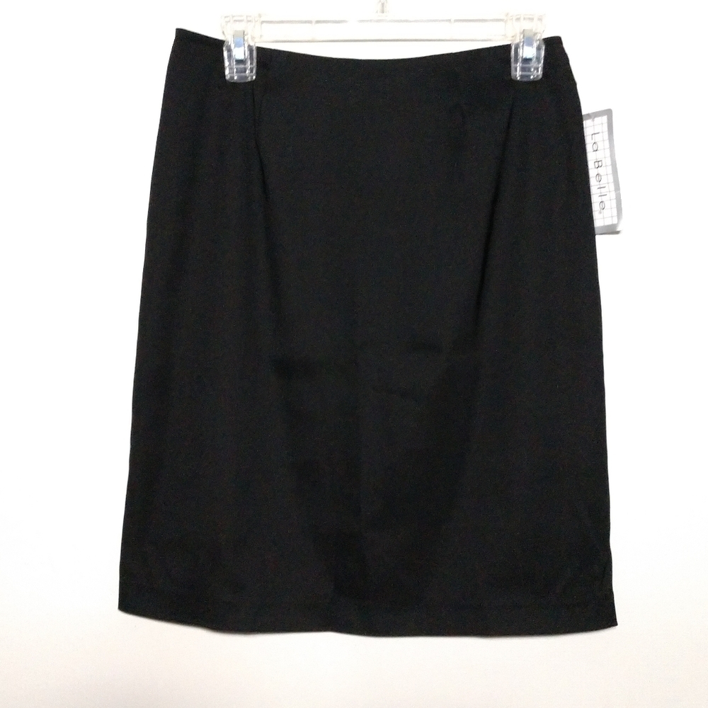 NEW La Belle Black Skirt Pencil  Size 7 Office Career Business Secretary